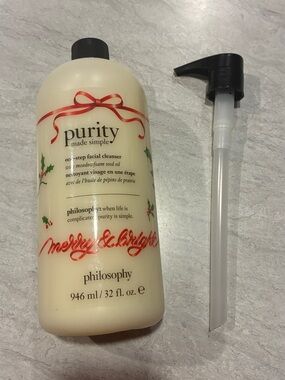 Philosophy Purity Made one step facial cleanser Soap - Cream with Red Accents